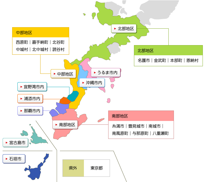 沖縄県地図